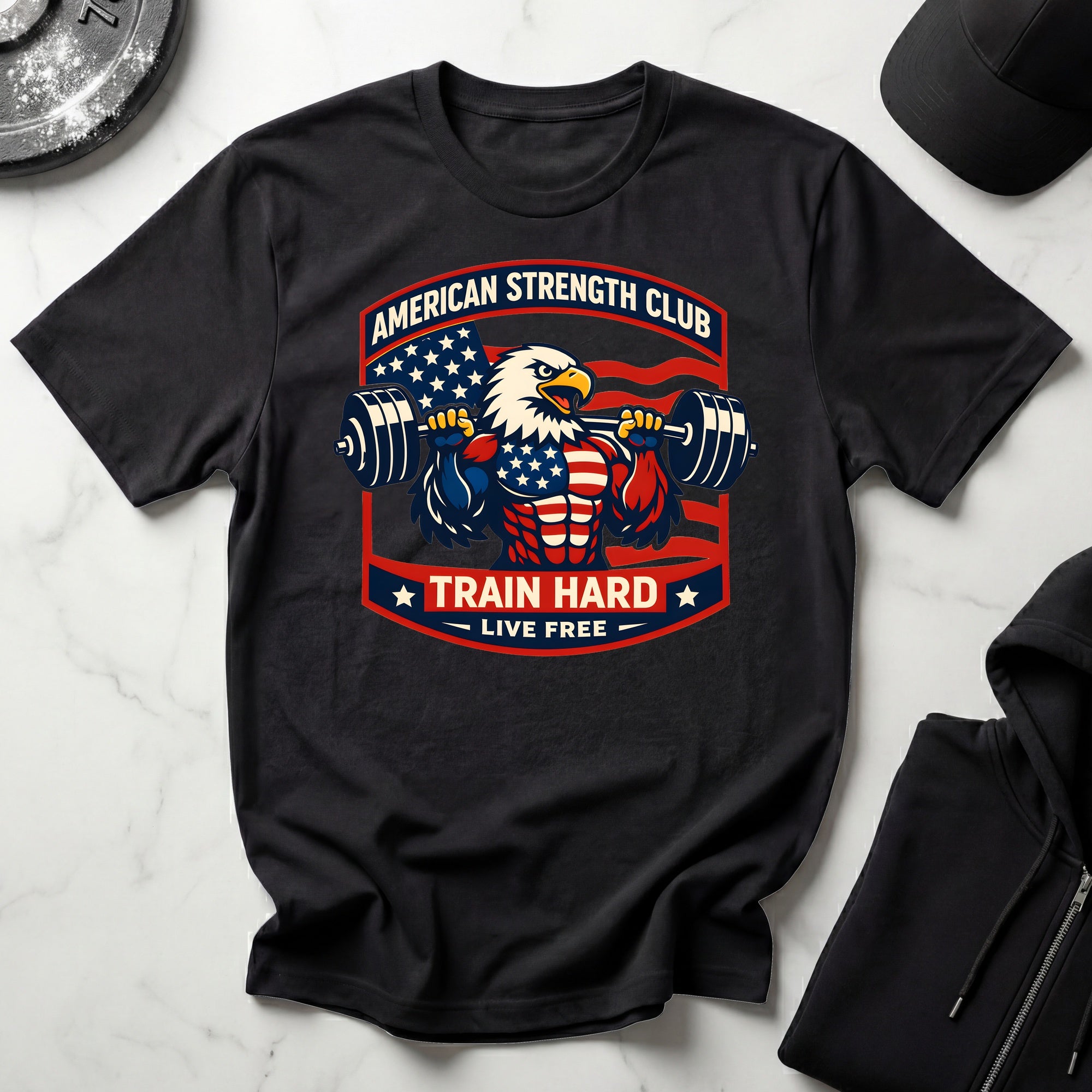 Amercan Strength Club Gymwear T-Shirt