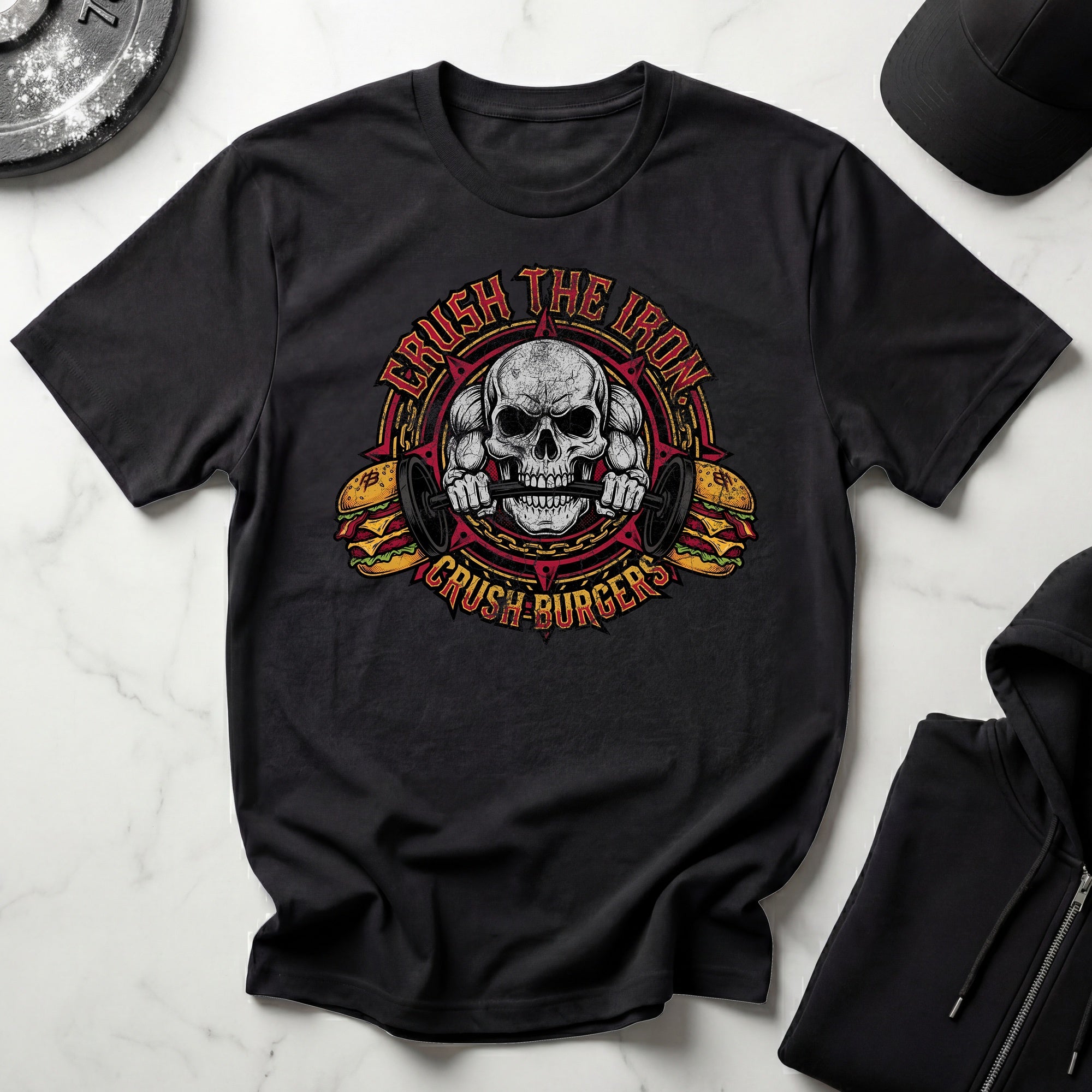 Crush Burgers Vintage Gym T-Shirt