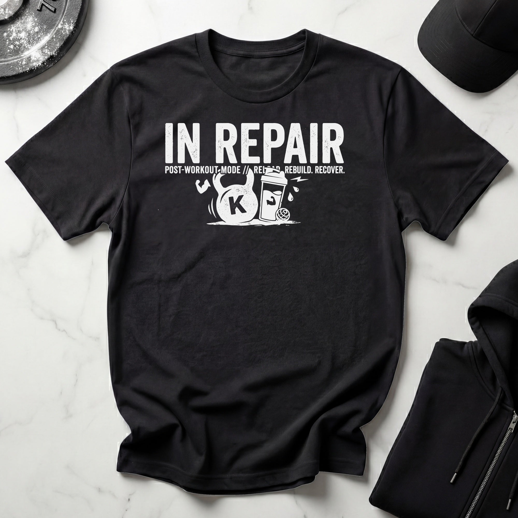 In Repair Post-workout Dark Gym T-Shirt