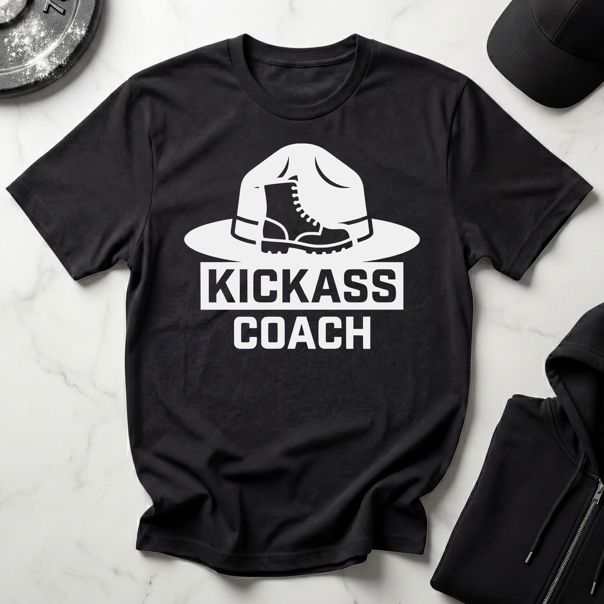 Kick Ass Coach Gym Dark T-Shirt