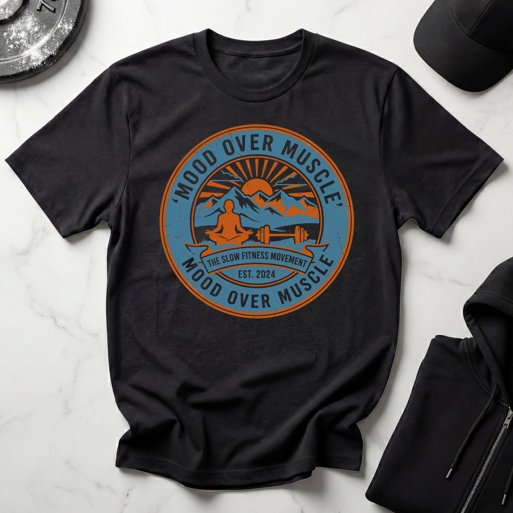 Mood Over Muscle Vintage Gym T-Shirt