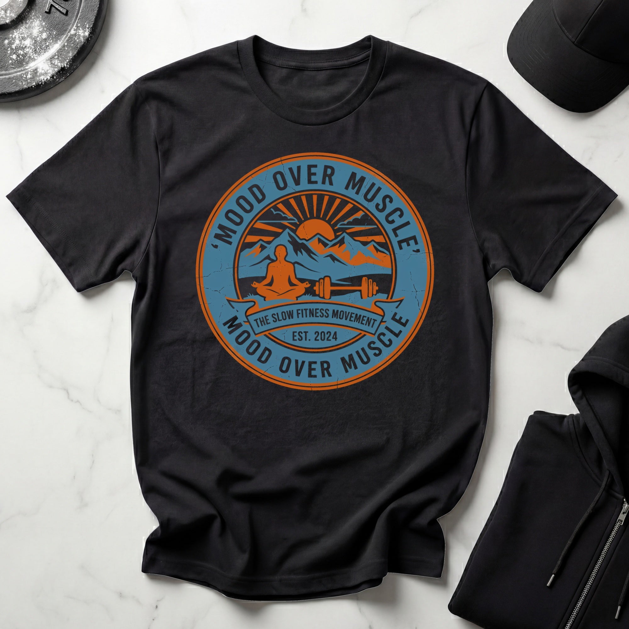 Mood Over Muscle Vintage Gym T-Shirt