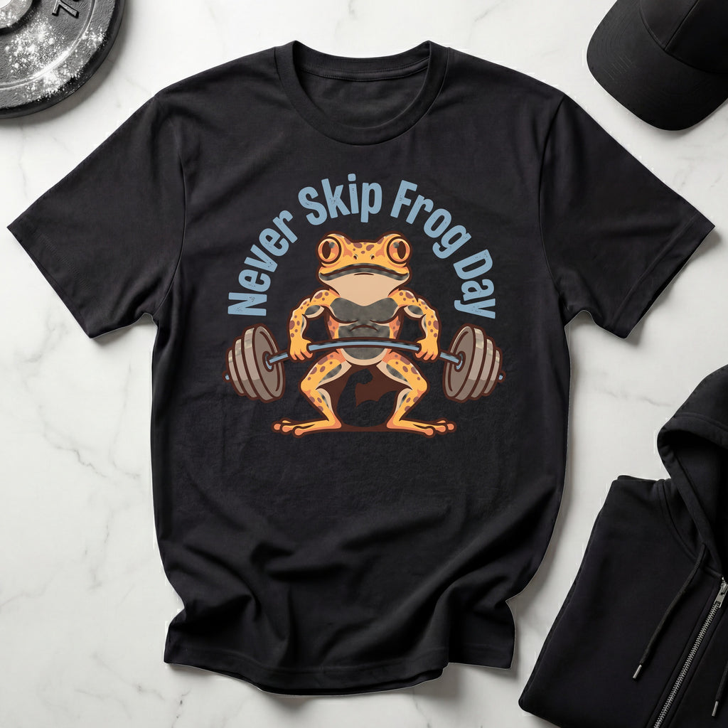 Never Skip Frog Day Vintage Gym T-Shirt