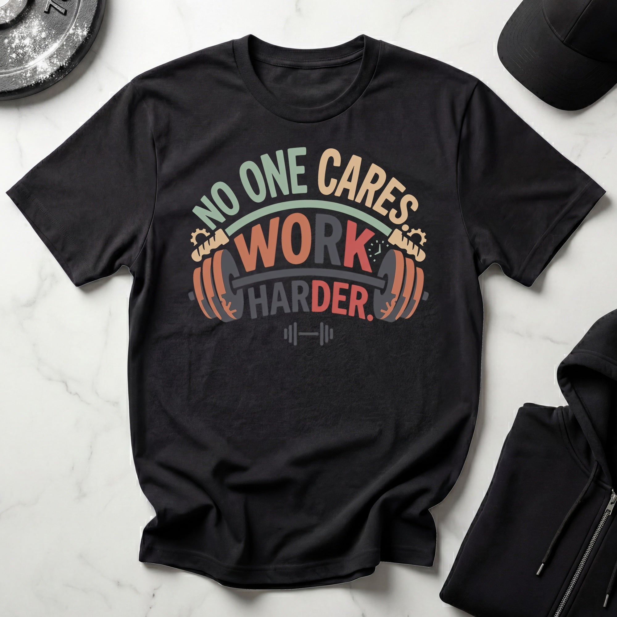 Work Harder Vintage Gym T-Shirt