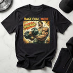 Retro Comic Rage Curl Gymwear T-Shirt