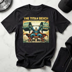 Retro Comic Titan Bench Gymwear T-Shirt
