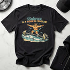 Retro Venice Balance In Progress Gymwear T-Shirt