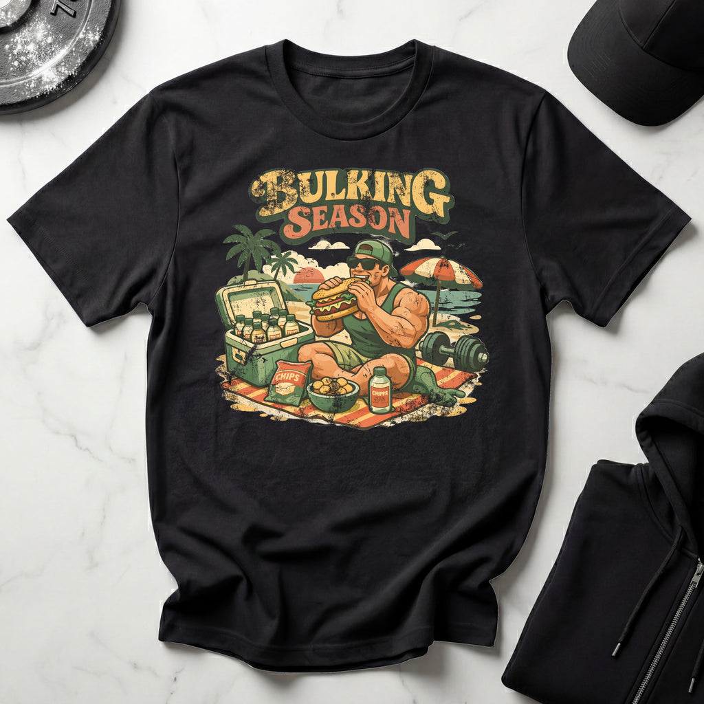 Retro Venice Beach Bulk Season Gym T-Shirt