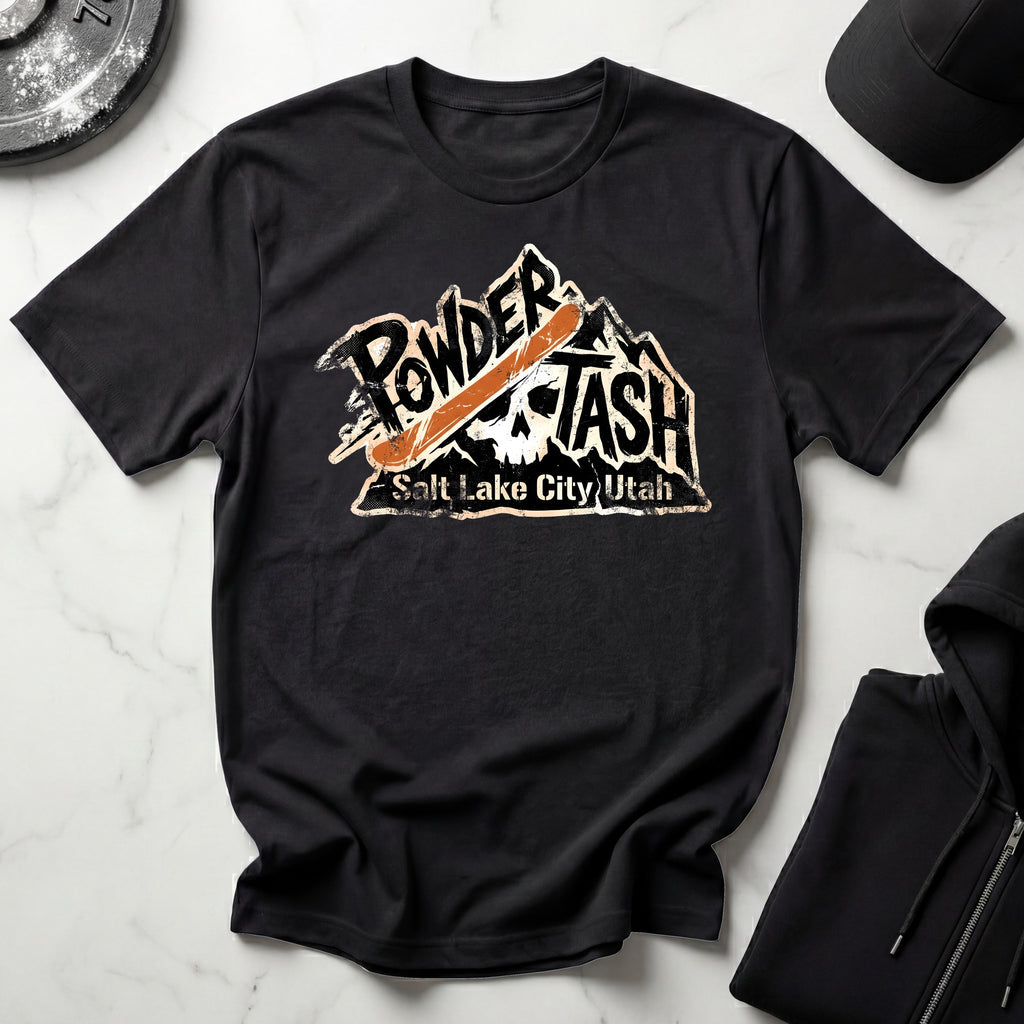 Salt Lake City Powder Stash Snowboarding T-Shir