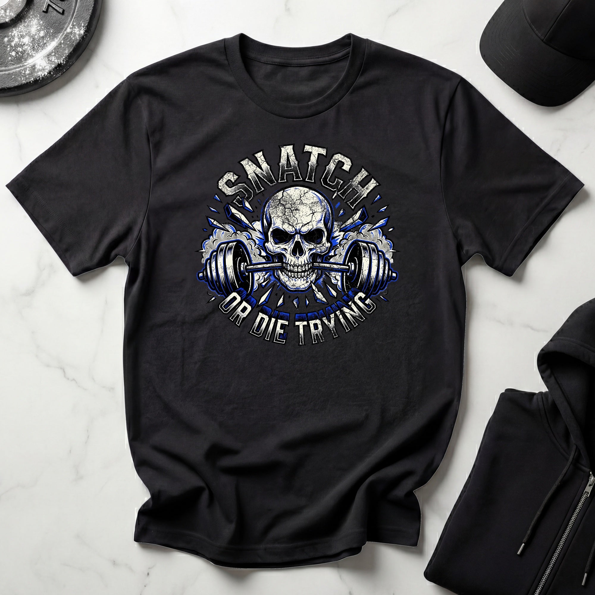 Snatch Or Die Weightlifting Gym T-Shirt