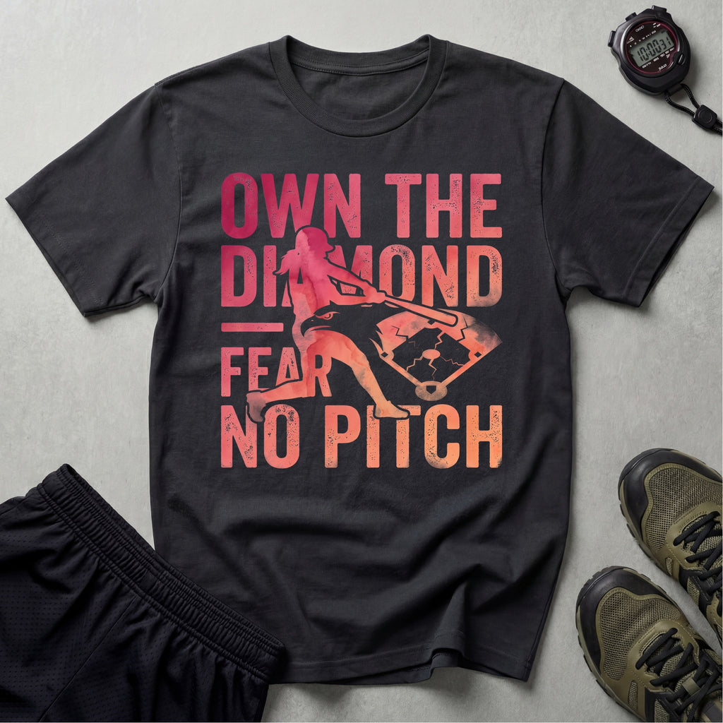 Softball Own The Diamond Gym T-Shirt