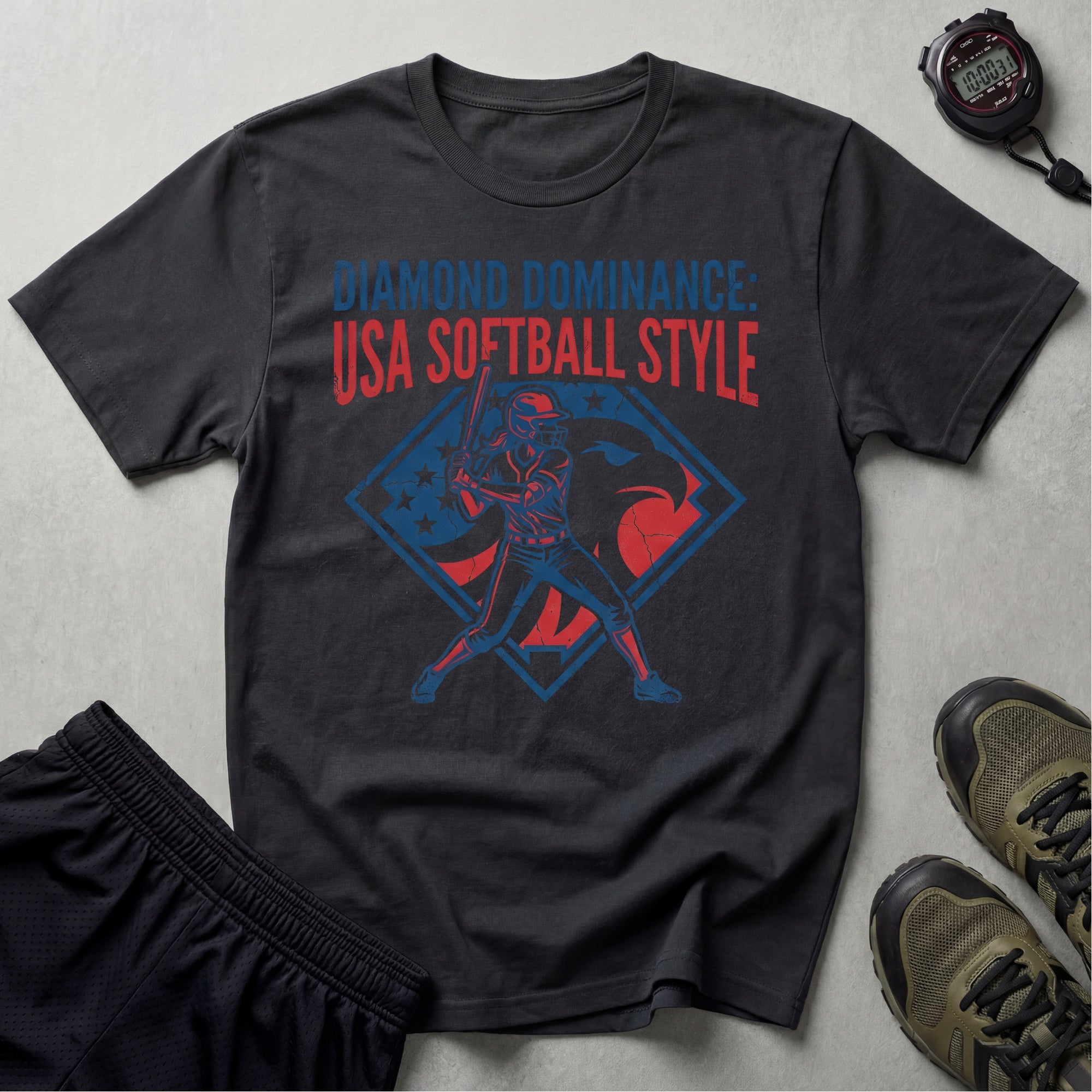 When Life Throughs Curveballs Softball USA Gym T-Shirt