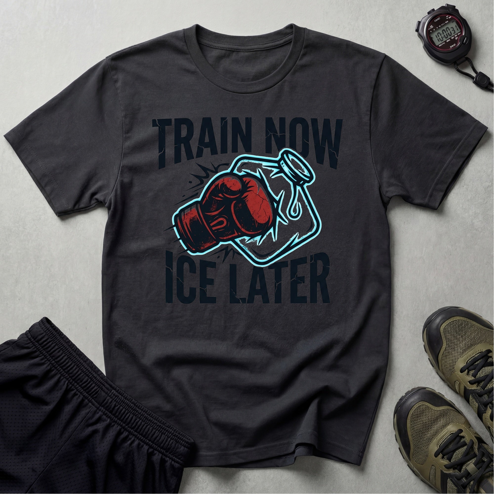 Train Now Ice Later Boxing Gymwear T-Shirt