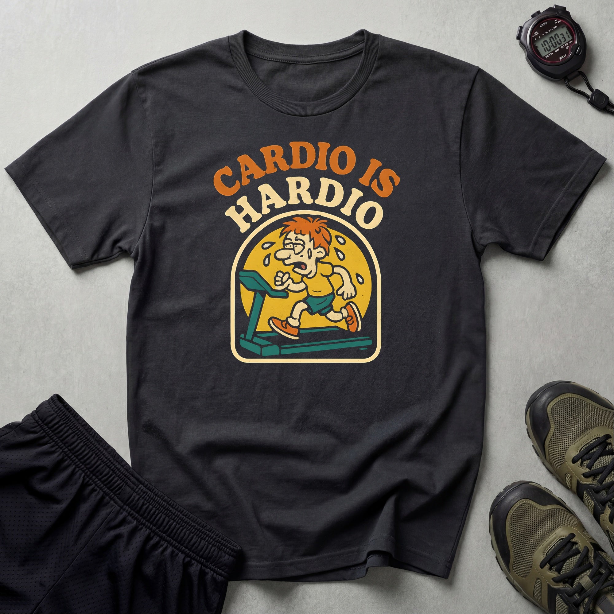Cartoon Treadmill Cardio T-Shirt