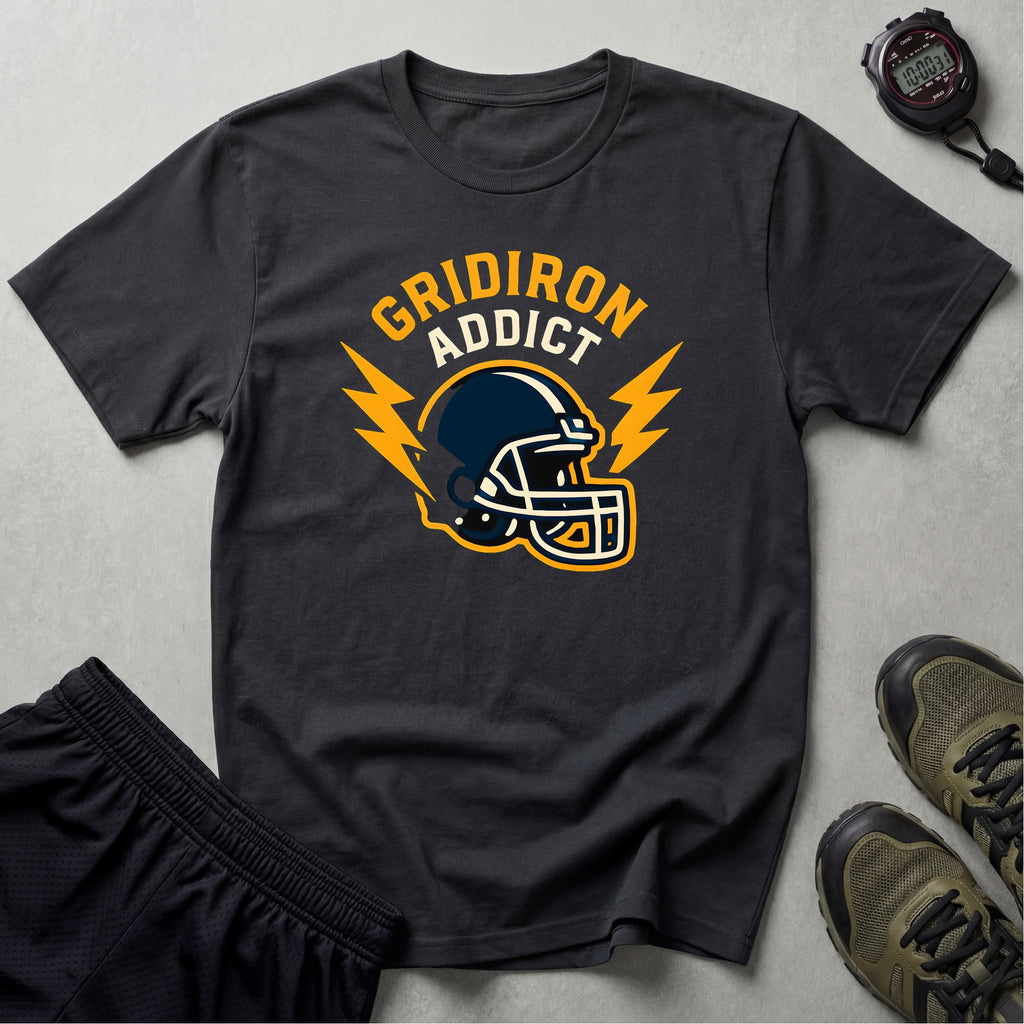 Gridiron Addict Helmet Logo T-Shirt