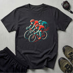 Cyclists Racing Scene T-Shirt