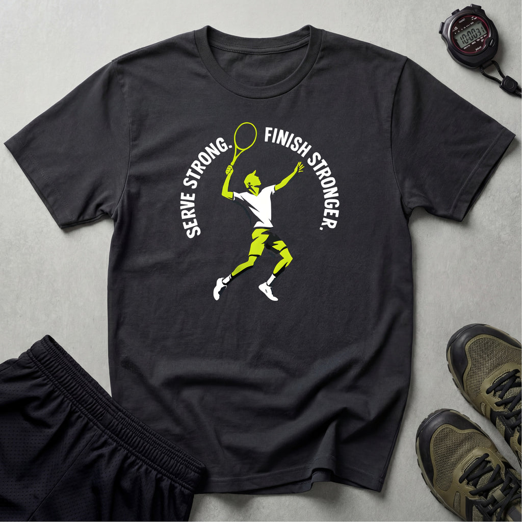 Tennis Player Jumping T-Shirt
