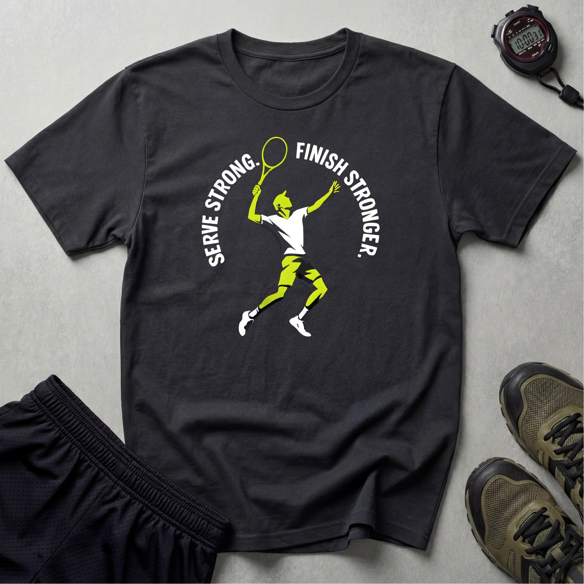 Tennis Player Jumping T-Shirt