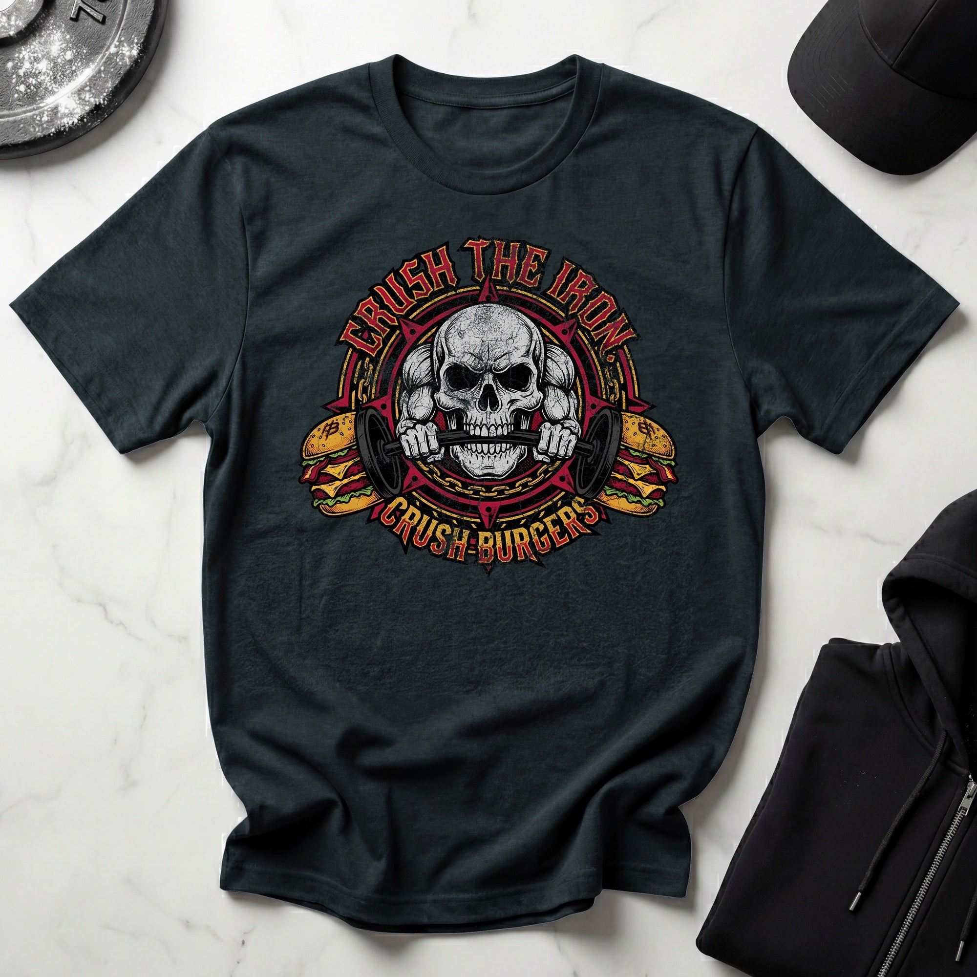 Crush Burgers Vintage Gym T-Shirt