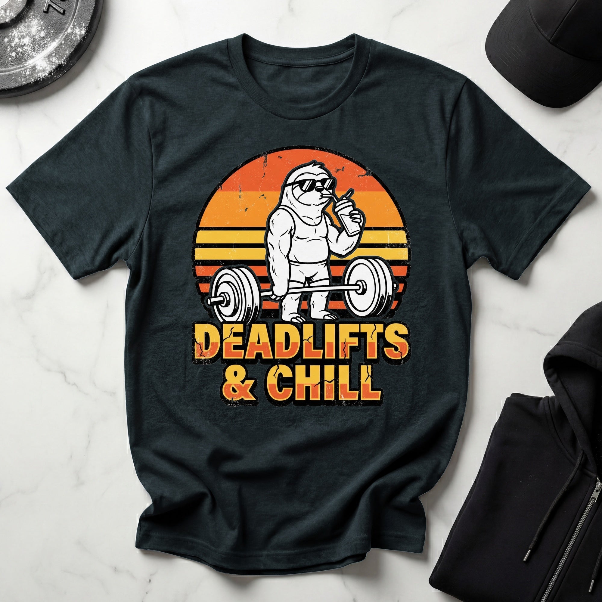 Deadlifts and Chill Gym T-Shirt