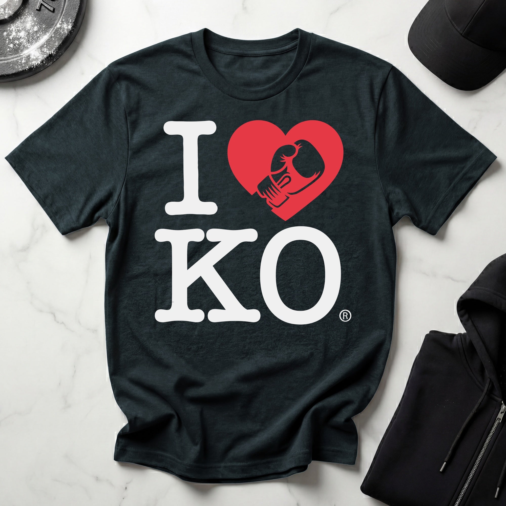 I Love KO Dark Gym T-Shirt