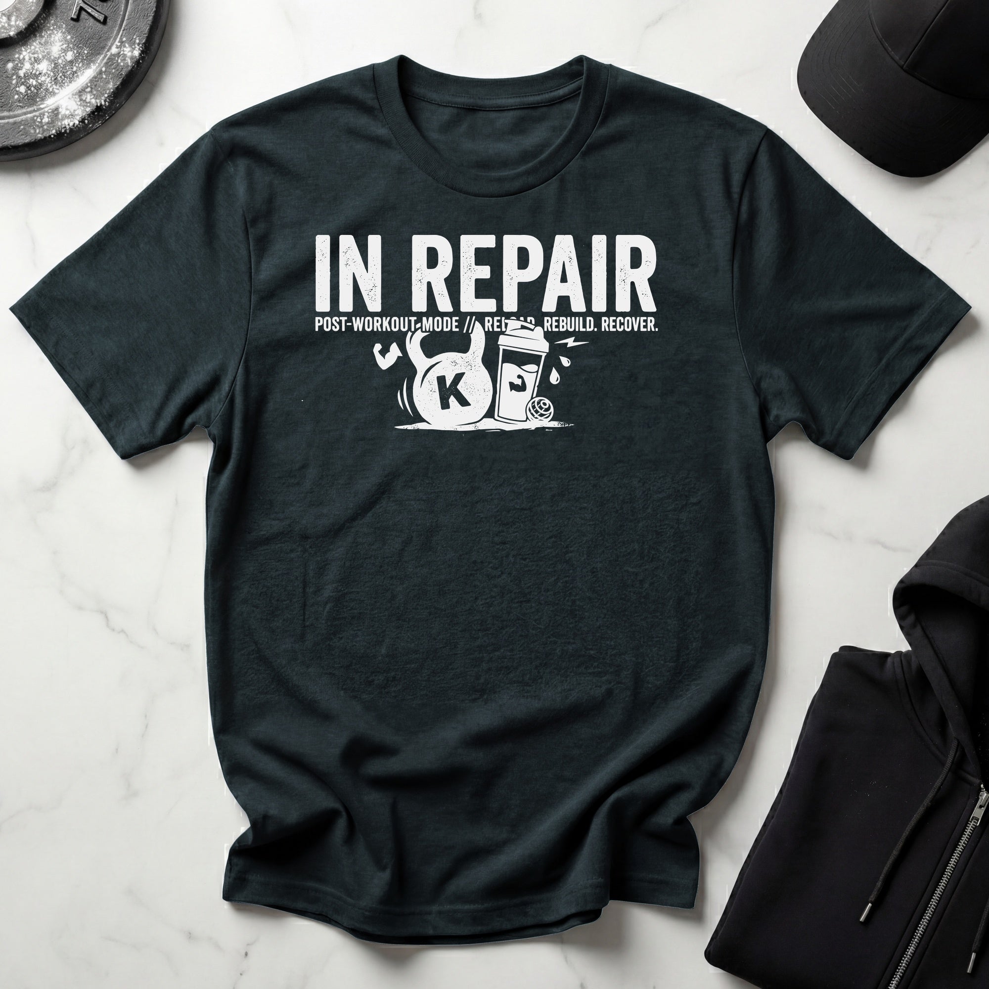 In Repair Post-workout Dark Gym T-Shirt