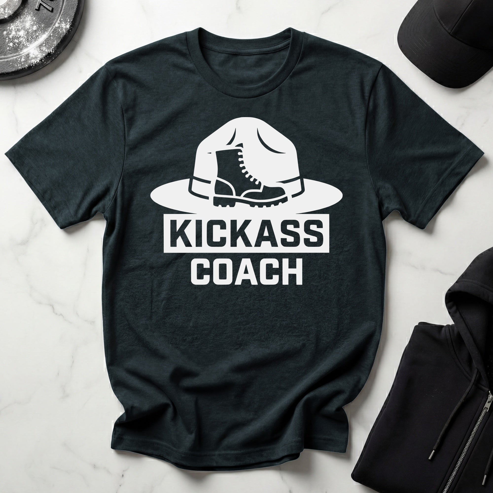 Kick Ass Coach Gym Dark T-Shirt