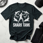 MMA Shark Tank Training Grunge white Gym T-Shirt