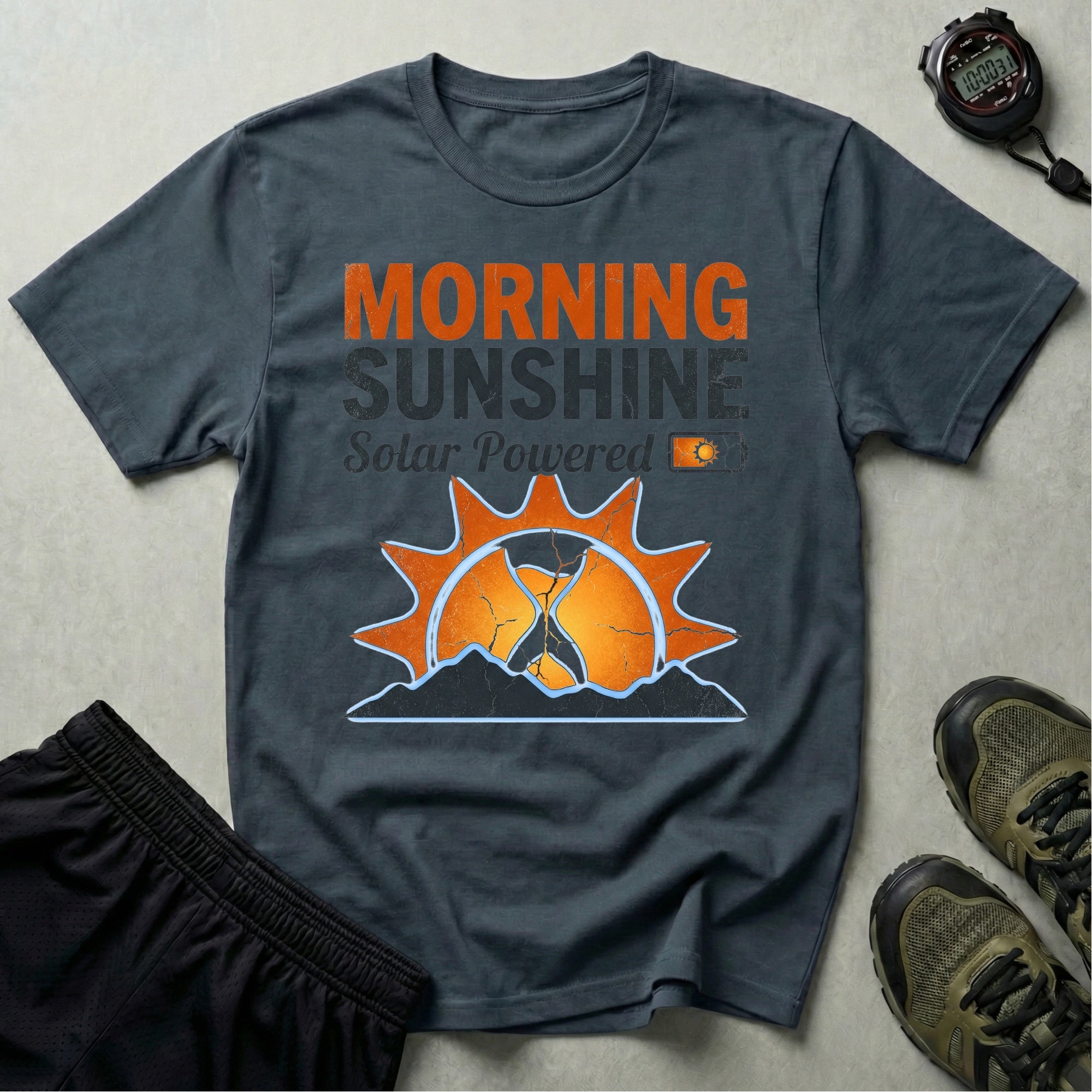 Morning Sunshine Solar Powered Gym T-Shirt