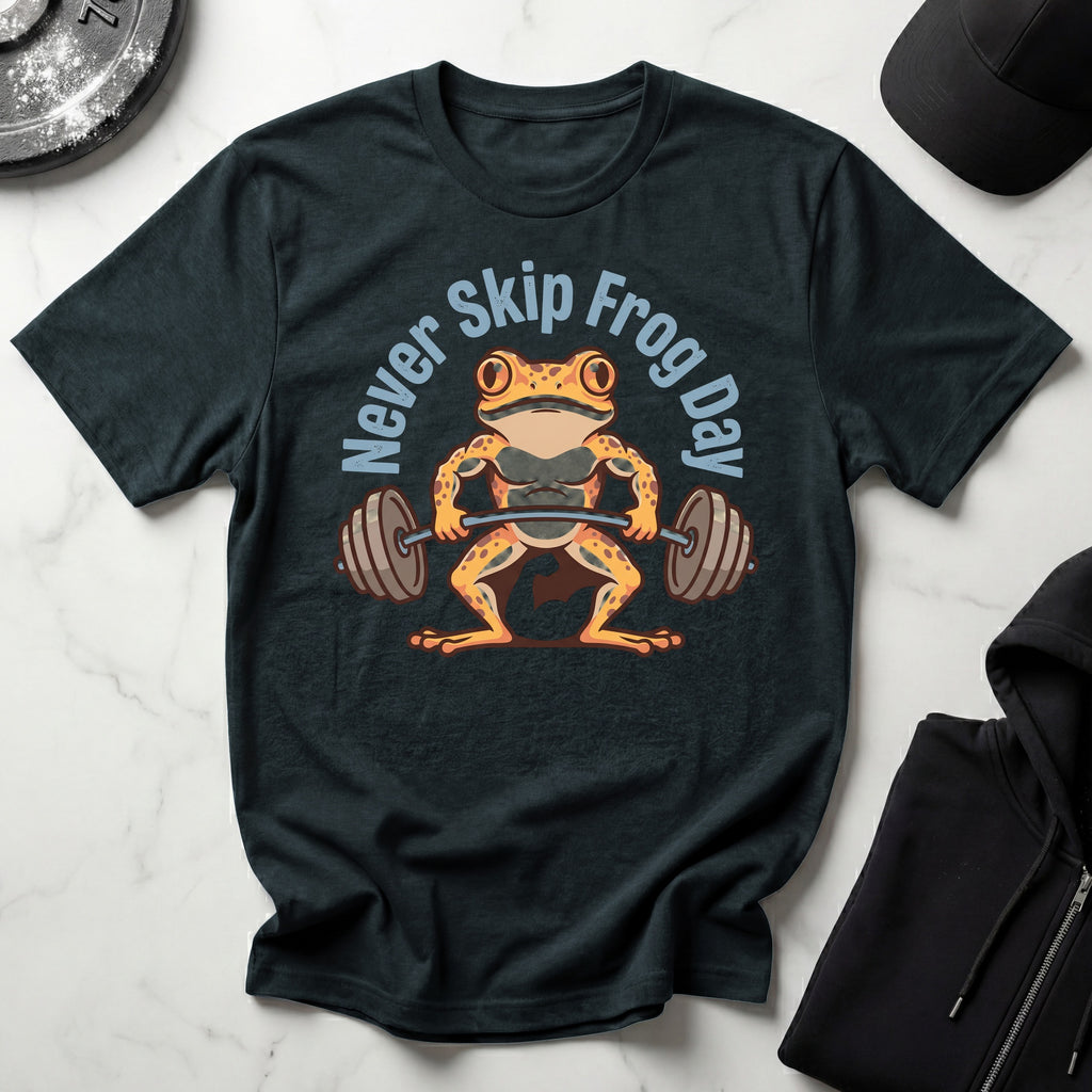 Never Skip Frog Day Vintage Gym T-Shirt