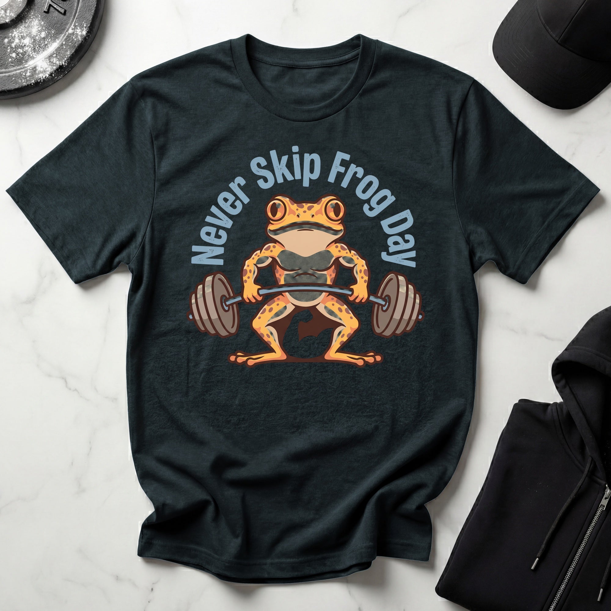 Never Skip Frog Day Vintage Gym T-Shirt