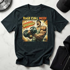 Retro Comic Rage Curl Gymwear T-Shirt
