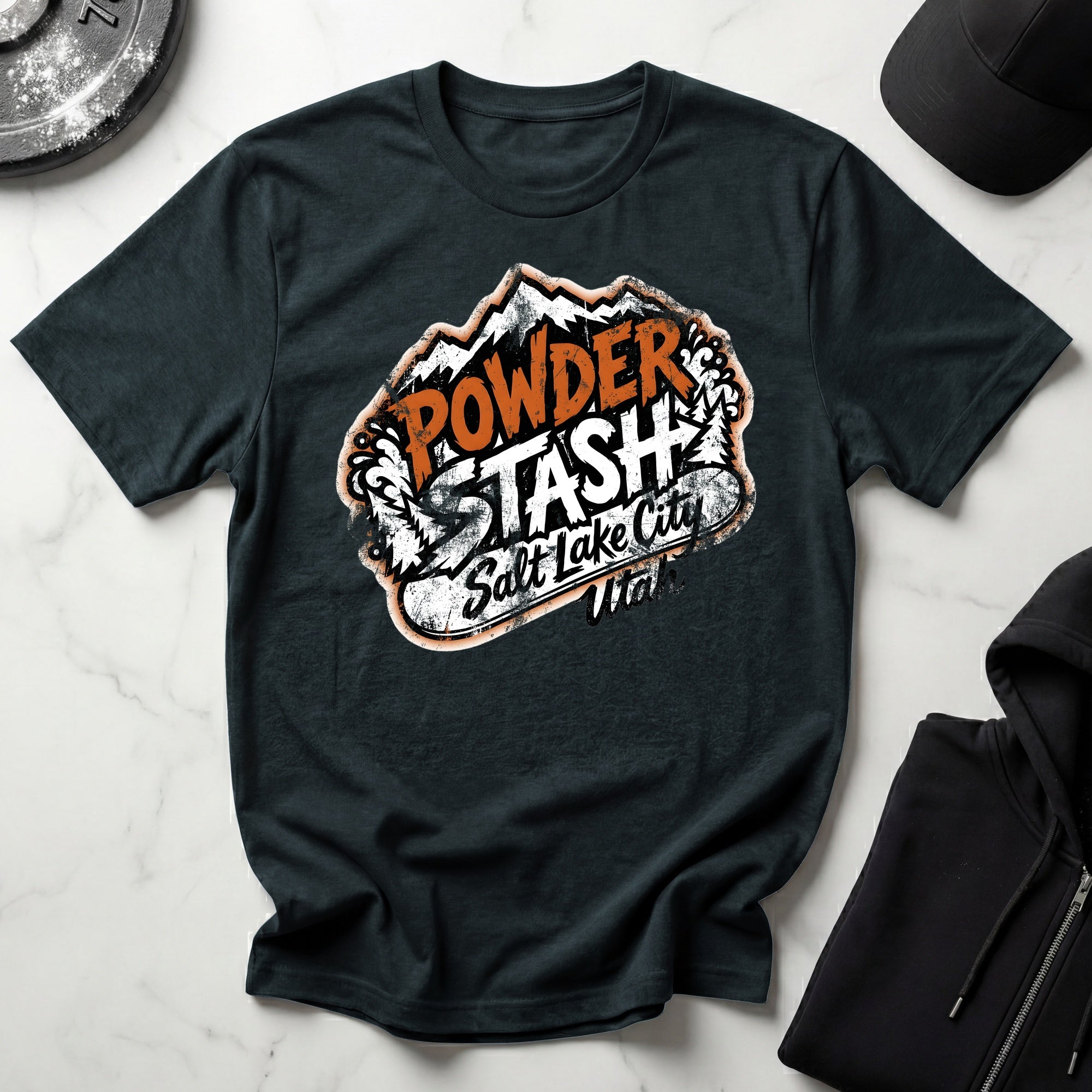 SLC Powder Stash Snowboarding T-Shirt