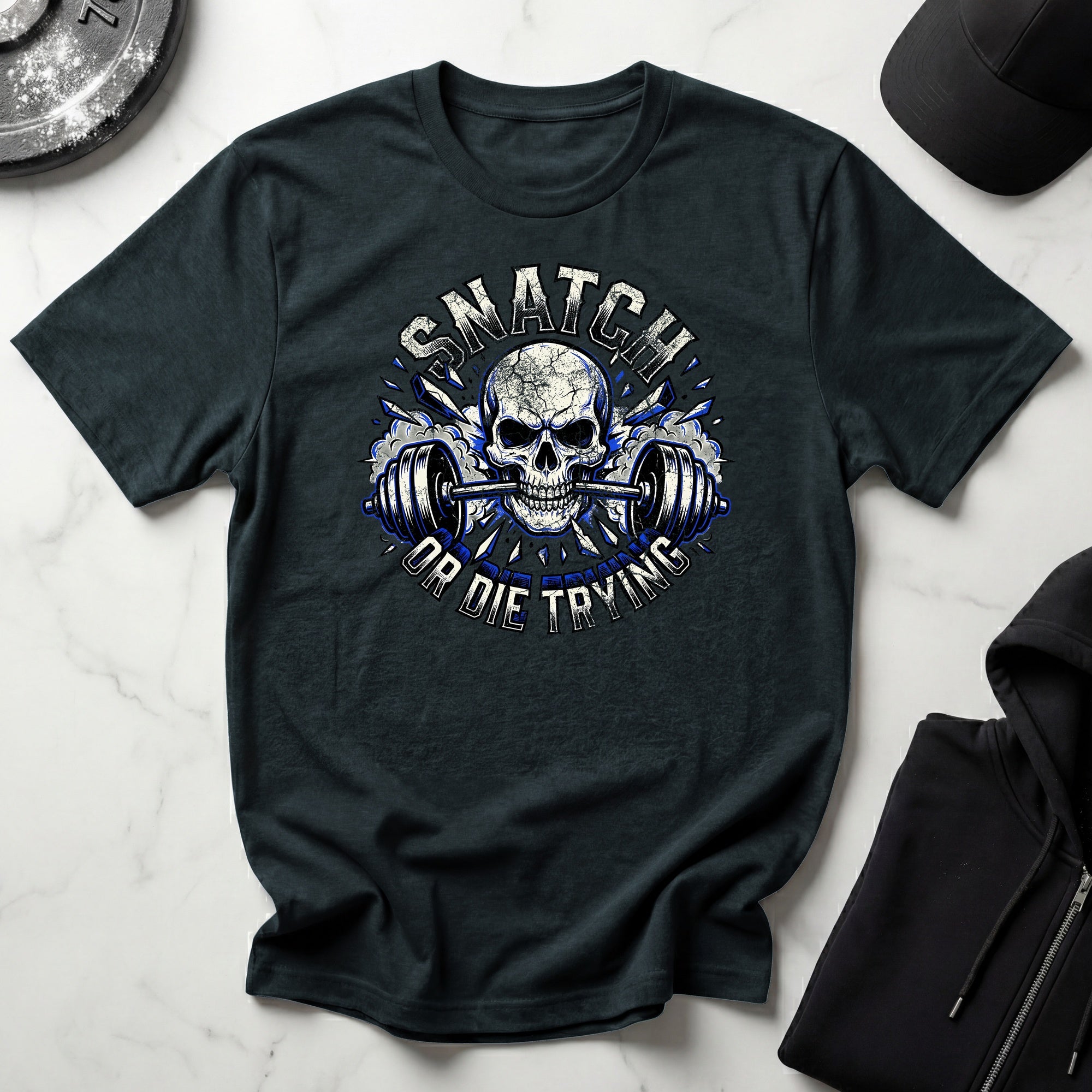 Snatch Or Die Weightlifting Gym T-Shirt