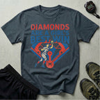 Softball Diamonds Girls Are Best Win Gym T-Shirt