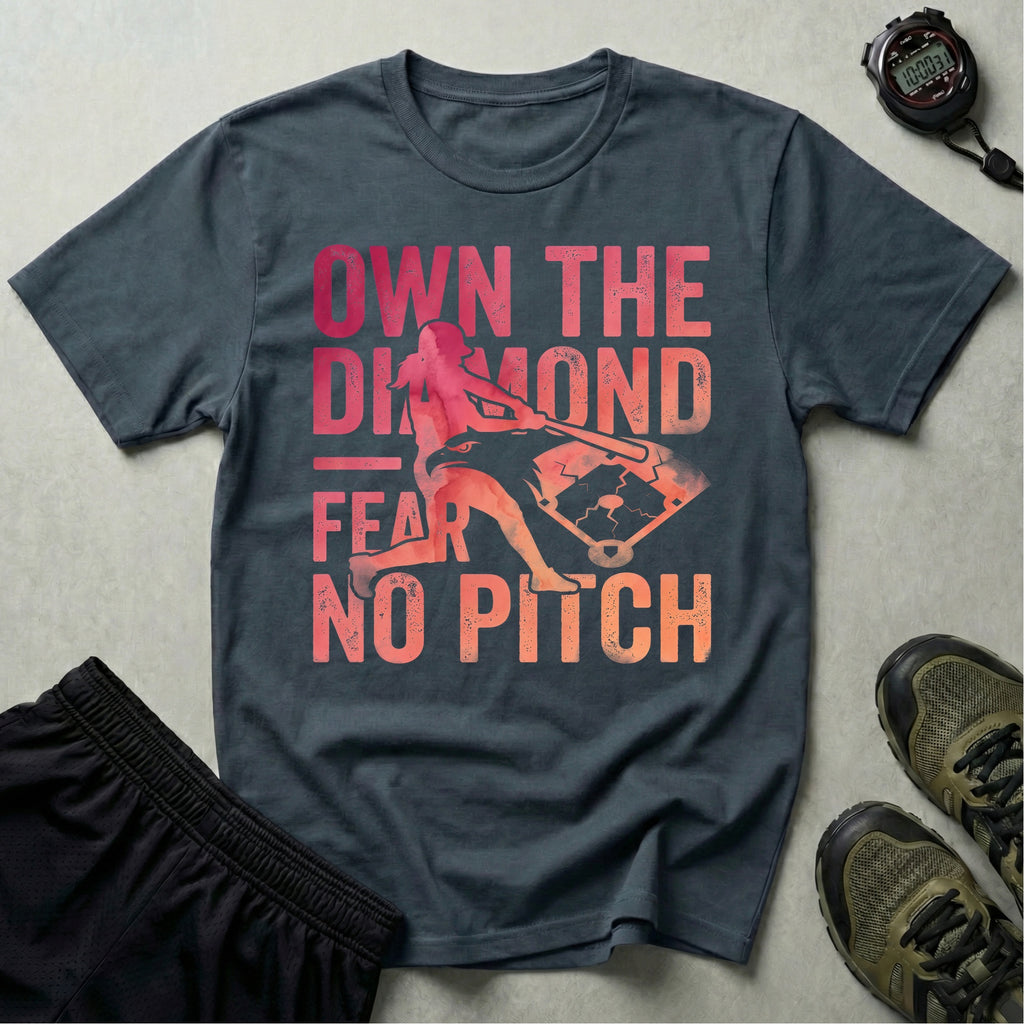 Softball Own The Diamond Gym T-Shirt