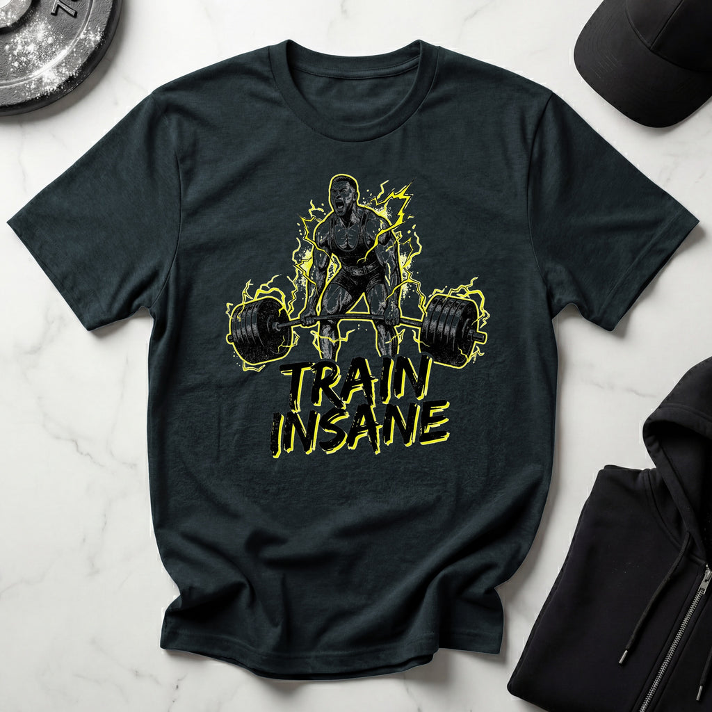 Train Insane Bodybuilding T-Shirt