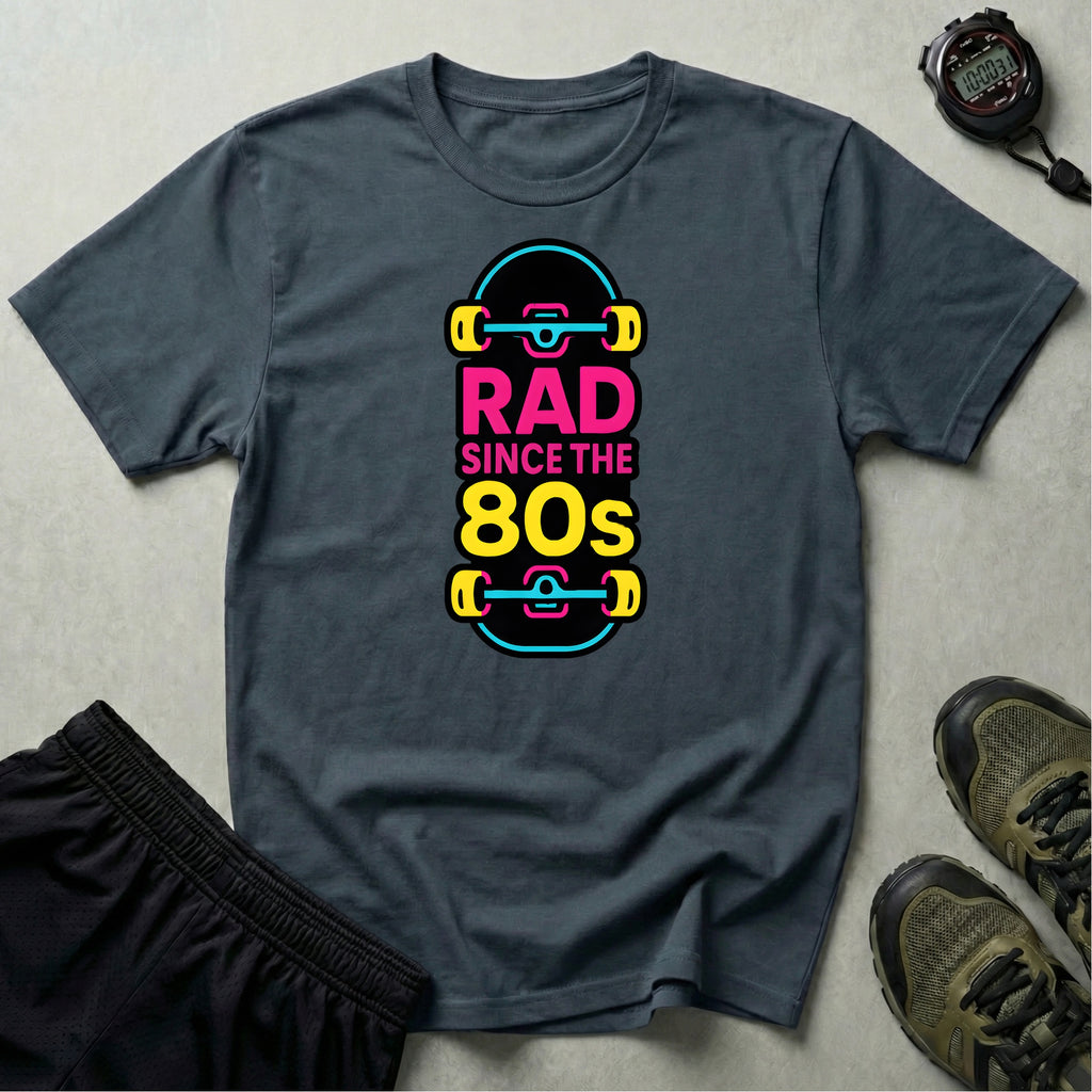 Neon 80s Skateboard T-Shirt
