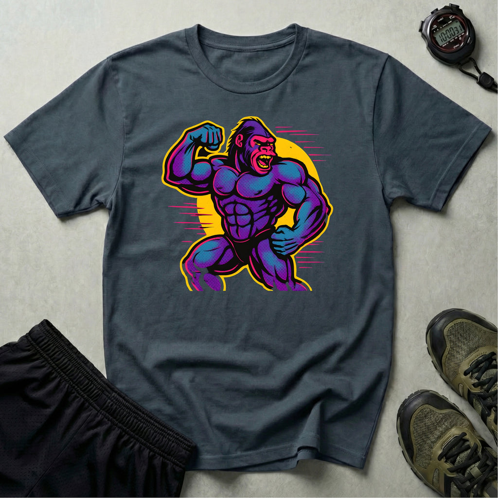 Purple Muscle Gorilla T-Shirt