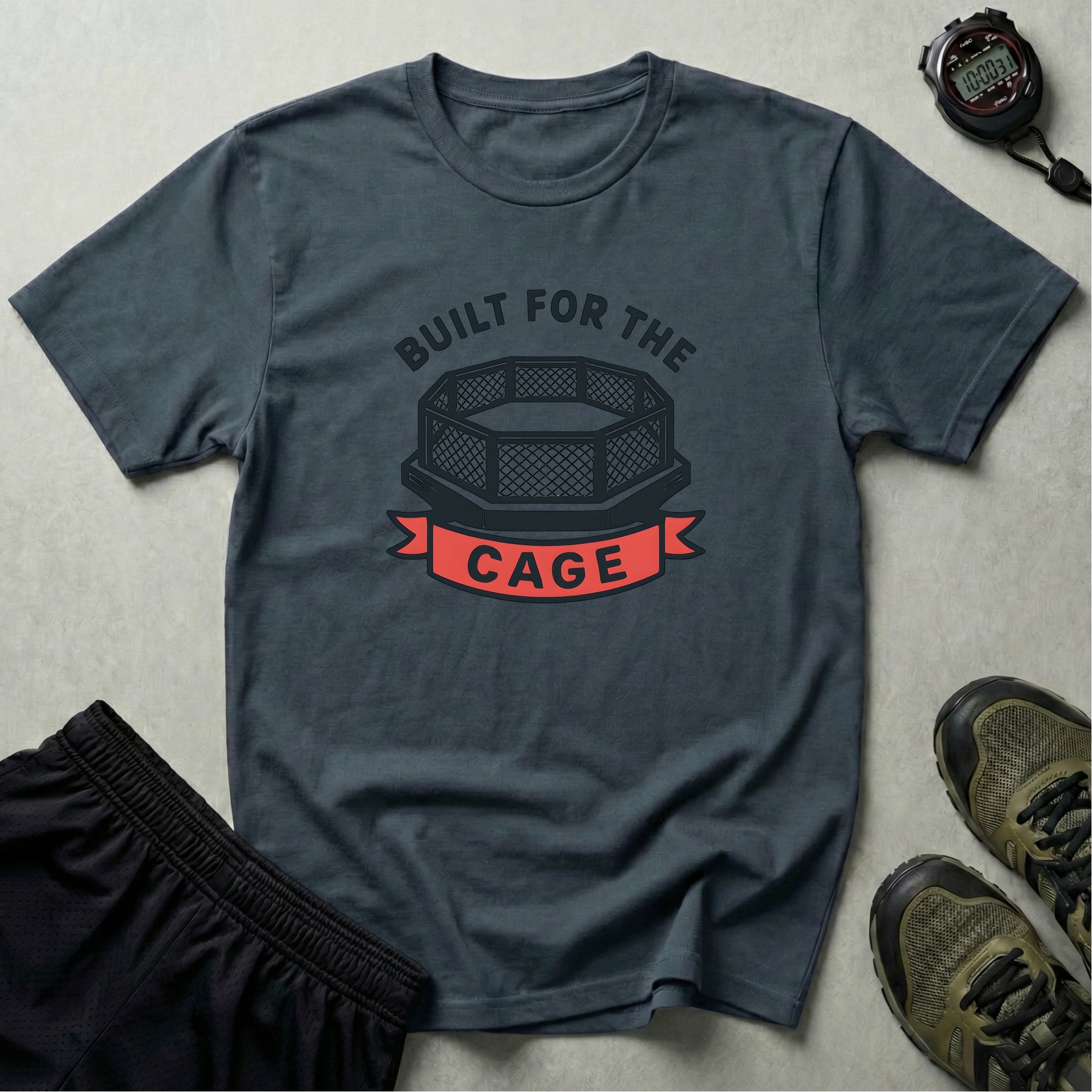 Cage Fight MMA Logo T-Shirt