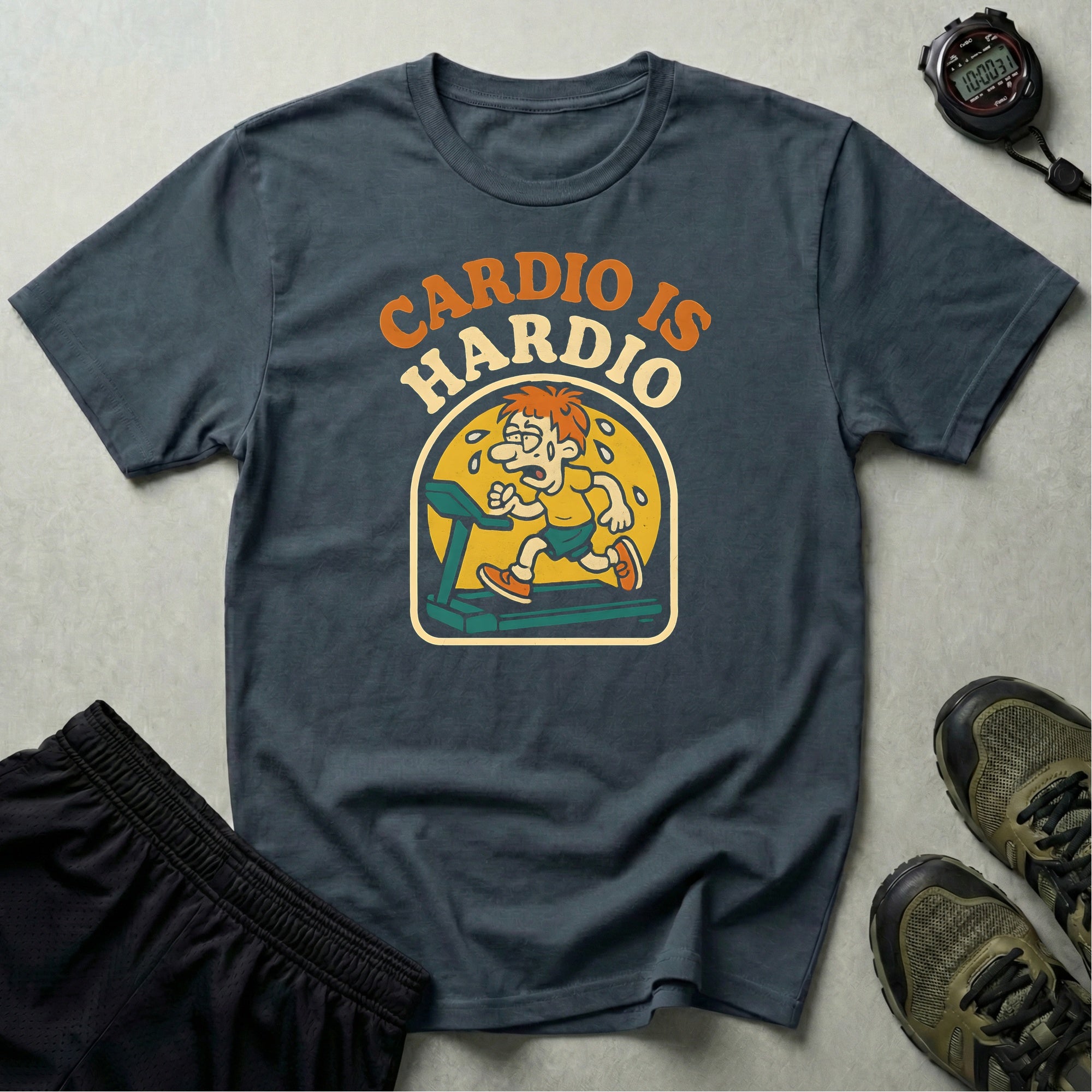 Cartoon Treadmill Cardio T-Shirt
