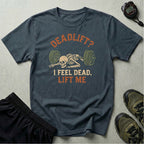 Deadlift Skeleton Meme T-Shirt
