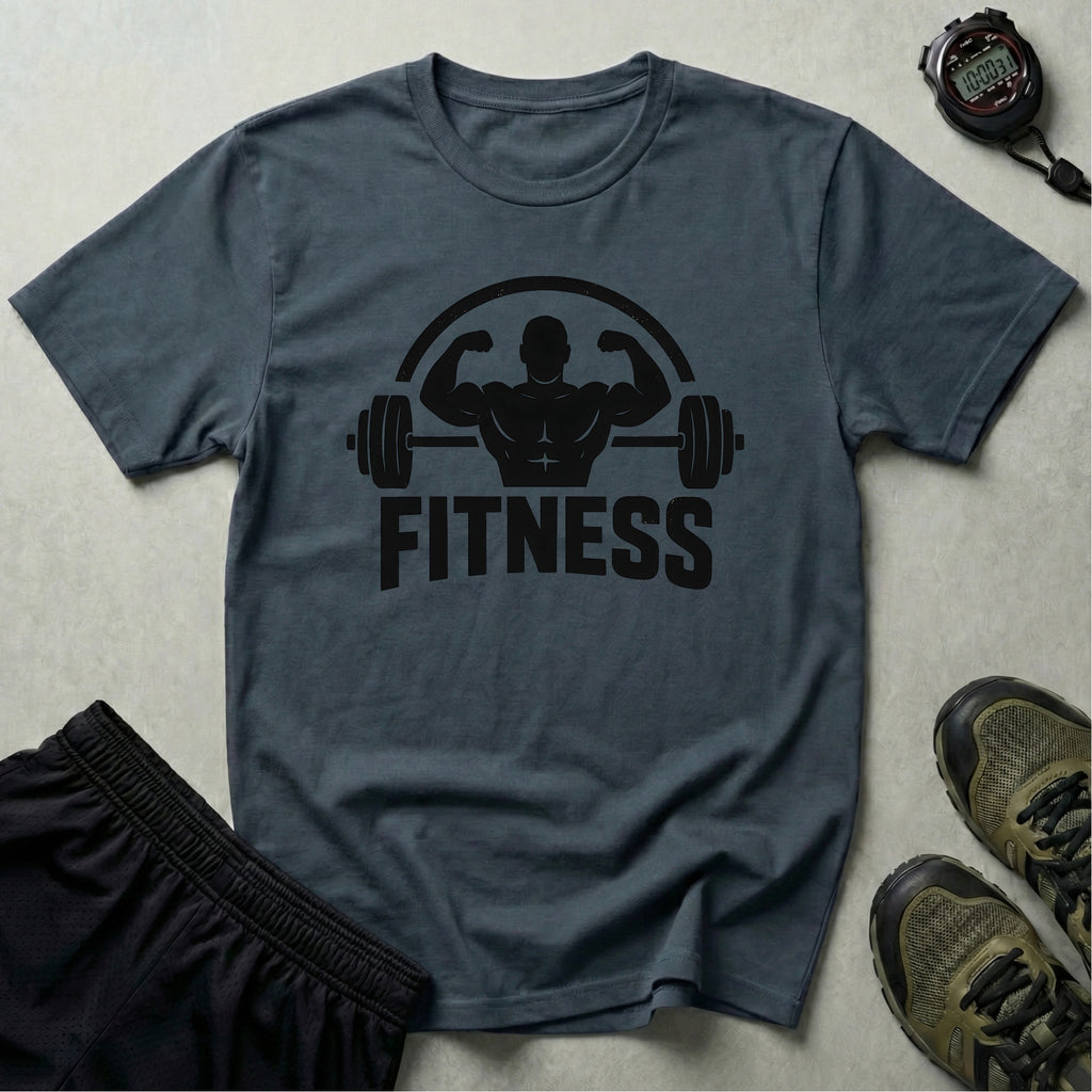 Bodybuilder lifting weights T-Shirt