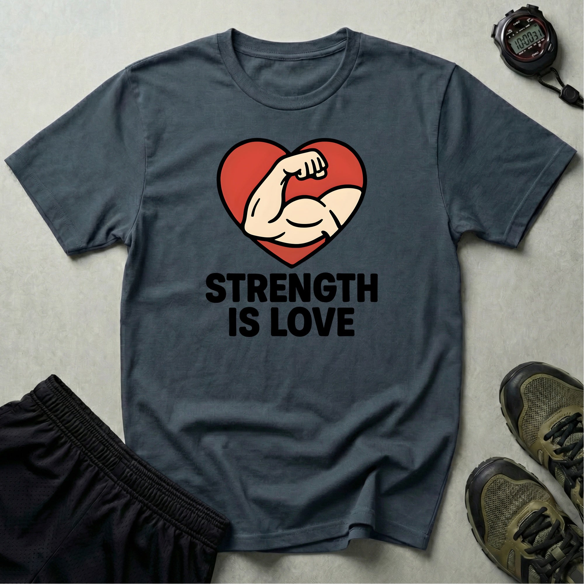 Powerful Heart Emblem T-Shirt