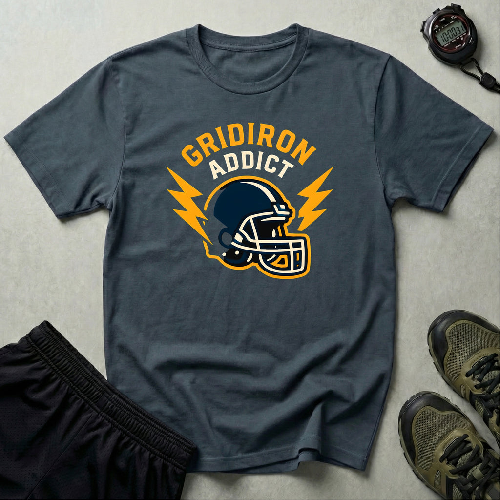 Gridiron Addict Helmet Logo T-Shirt