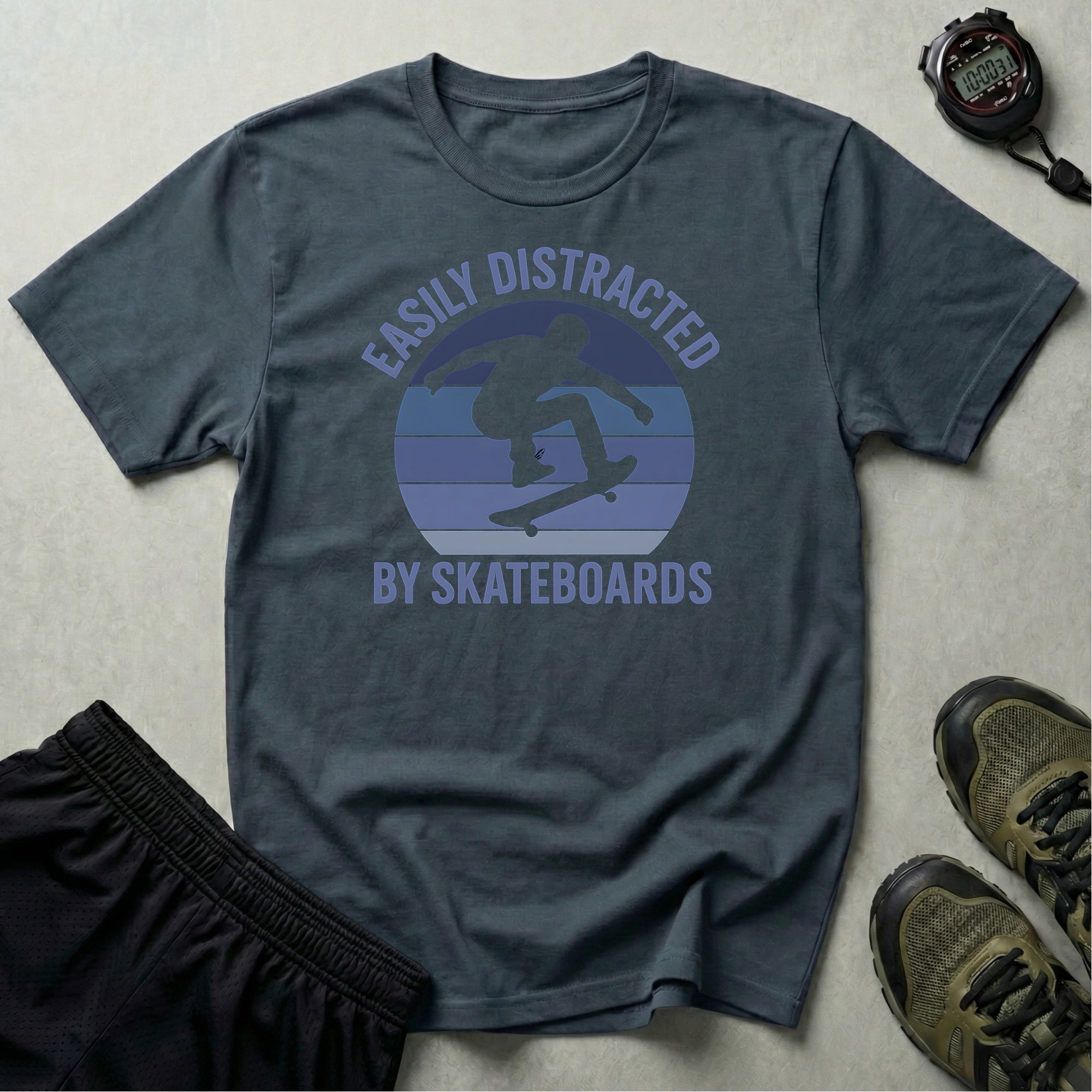 Easily Distracted by Skateboards T-Shirt