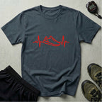 Sneaker Heartbeat Illustration T-Shirt