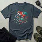 Cyclists Racing Scene T-Shirt