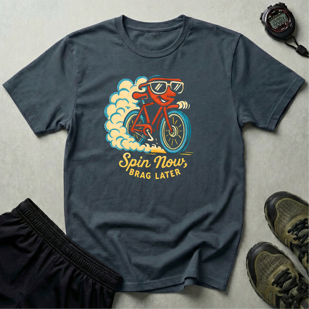 Spin Now Brag Later T-Shirt