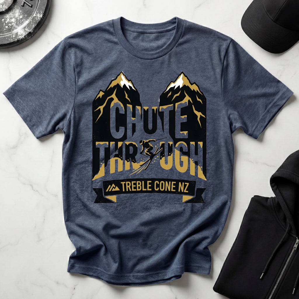 Chute Through Treble Cone Ski T-Shirt